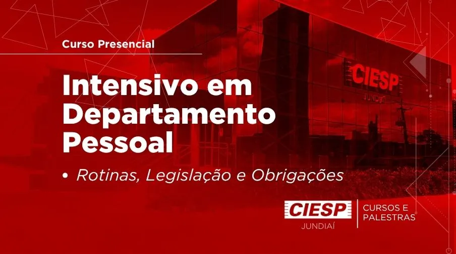 Curso Presencial: Intensivo em Departamento Pessoal