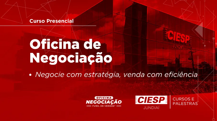 Curso Presencial: Oficina de Negociação - Negocie com estratégia, venda com eficiência